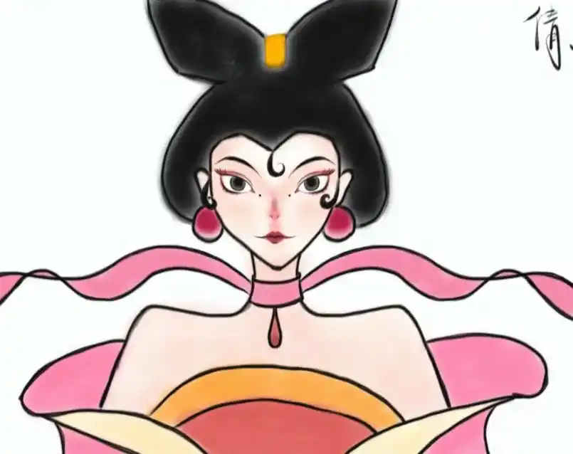 "我爱上那个威武大王了"#板绘 #妲己纣王 - 抖音