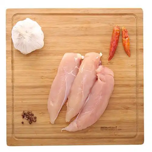泰森冰鲜鸡里脊非冷冻500g盒装约15个