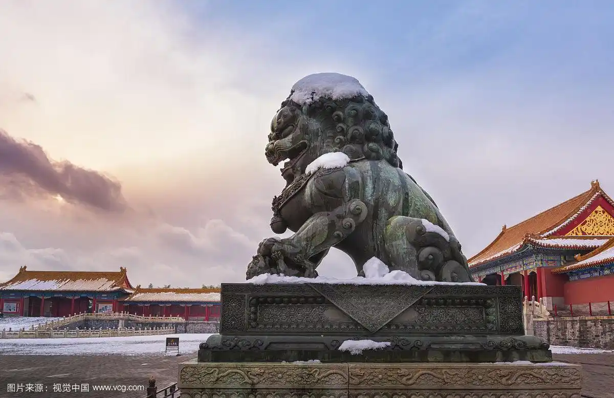 故宫博物院的石狮子