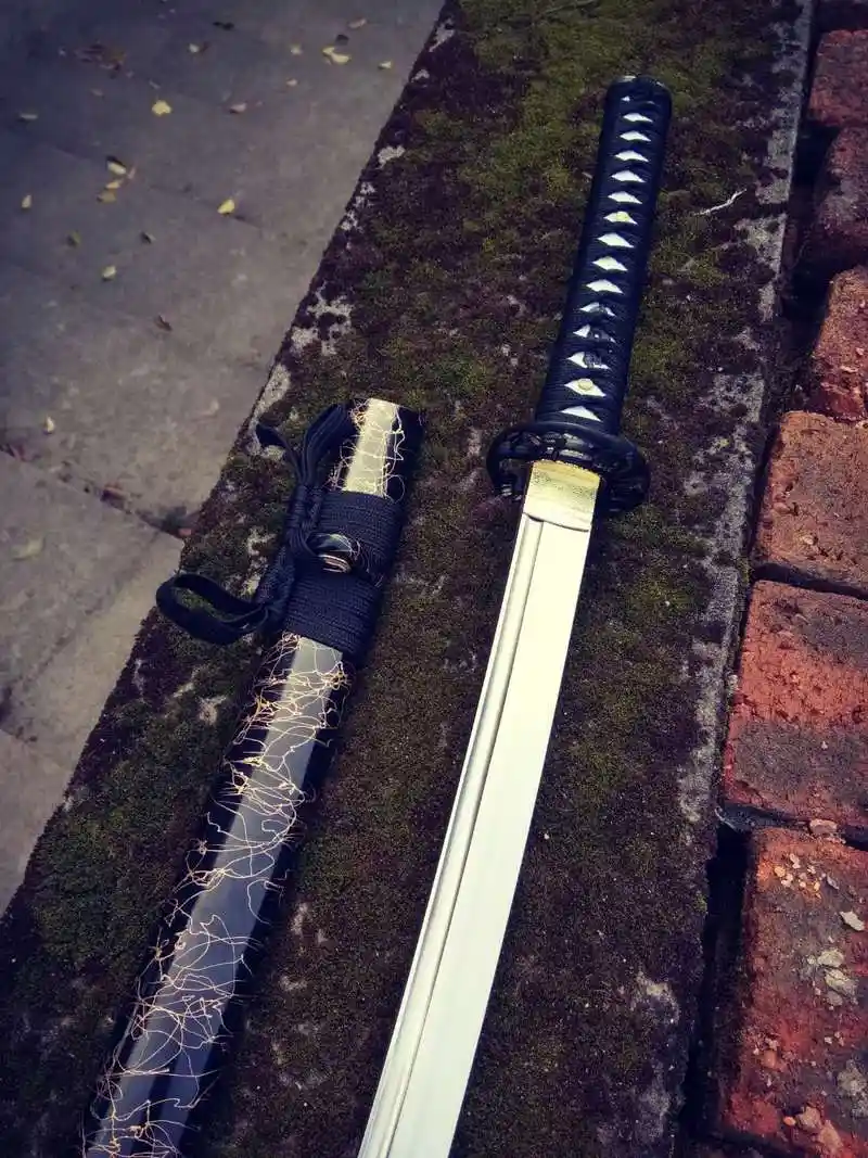 欣赏现代风格的武士刀