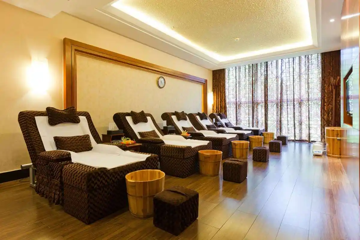 中式高档足浴店装修效果图