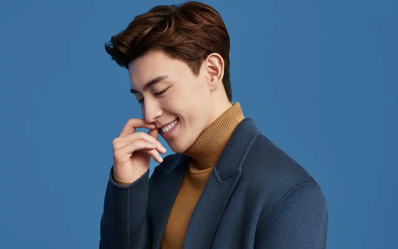 邓伦时尚帅气写真高清桌面壁纸-大陆明星-手机壁纸下载-美桌网