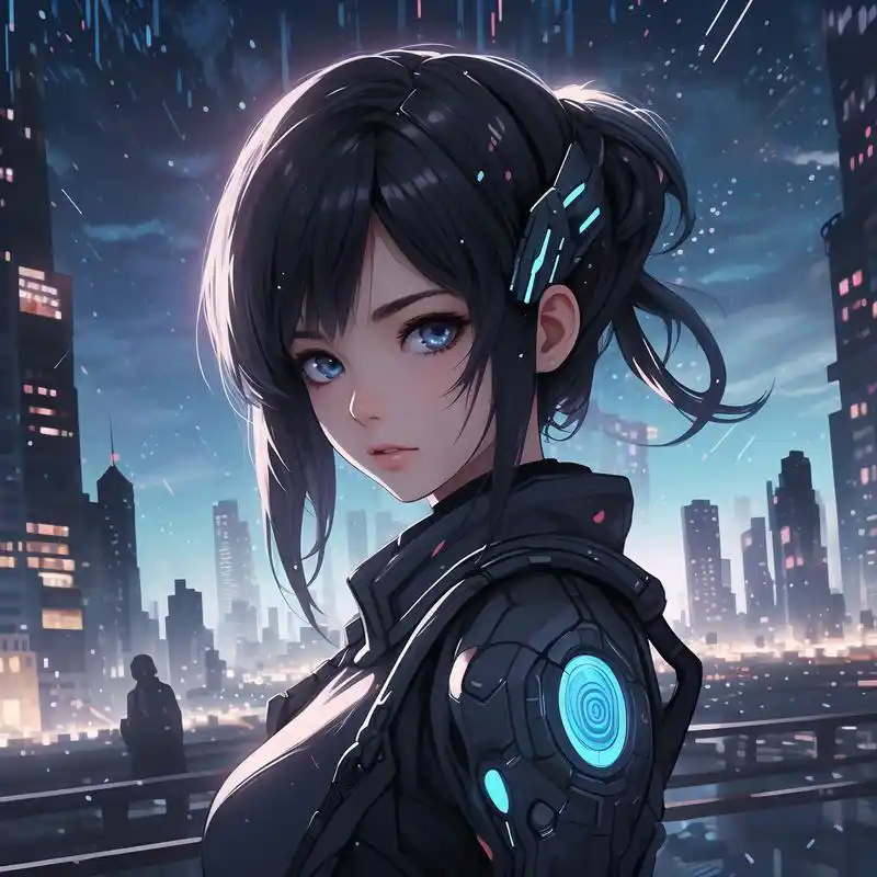 赛博朋克风渣女头像95高冷又迷人 今天给大家带来一组赛博朋克风格