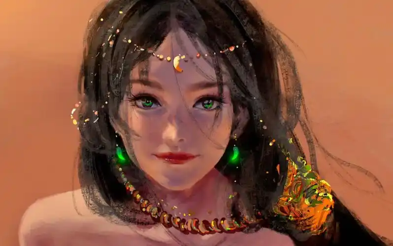 wlop鬼刀 风铃公主 临摹_哔哩哔哩_bilibili