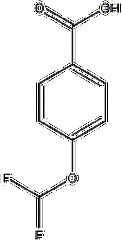 对二氟甲氧基苯甲酸结构式