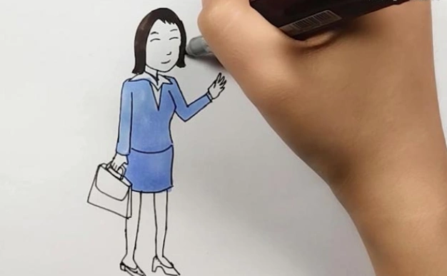 律师简笔画怎么画律师的简笔画步骤图解教程