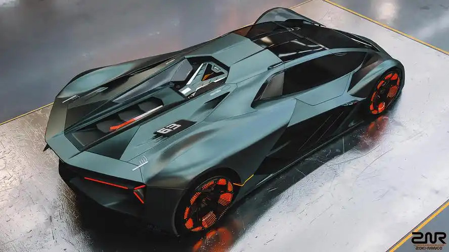 兰博基尼未来主义概念车terzomillennio