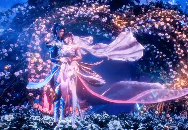 原创斗罗大陆158三舞接吻细节好甜唐三终于主动了准新娘小舞太美了