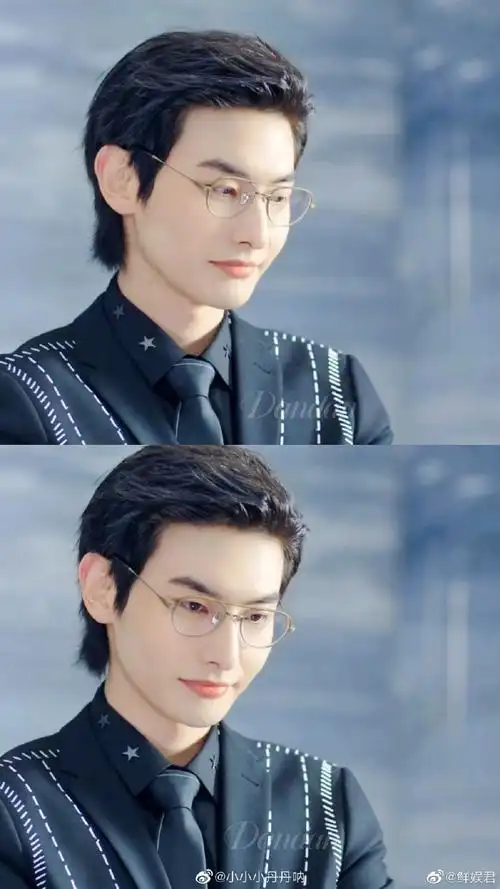 王瑞昌说西装眼镜是金牌助理的标配##请王瑞昌把西装金丝眼镜焊在