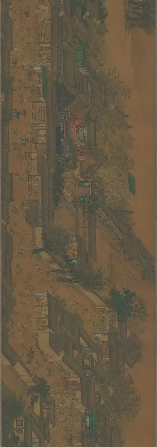 放大看仇英版清明上河图