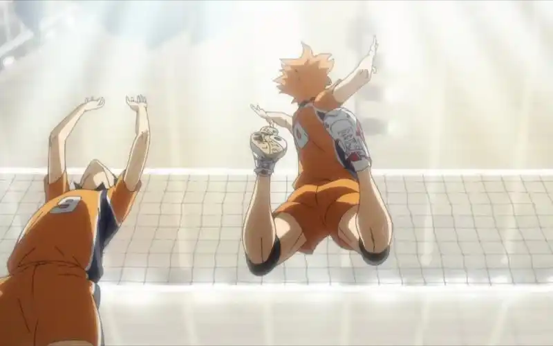 排球少年日向翔阳顶端的景色要努力去看啊