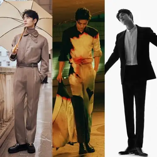 超绝的比例,超模的腿#肖战