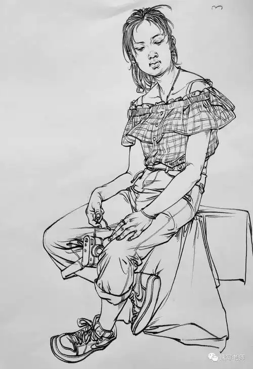教师推荐|线性速写_速写老师_零二七艺考