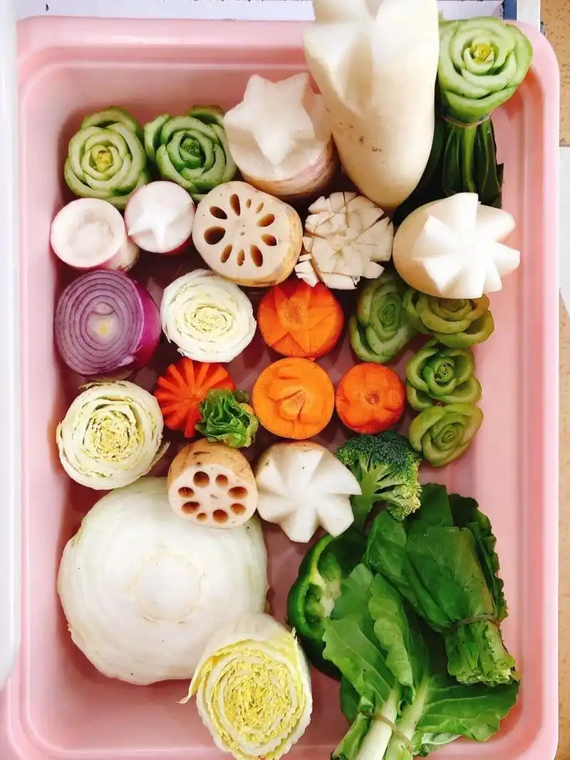 幼儿园蔬菜拓印画(一) 幼儿园蔬菜拓印画(一) 蔬菜拓印材料