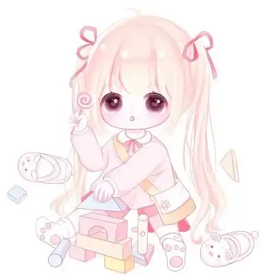 可爱女生头像卡通呆萌q版114张_女生动漫头像_头像屋