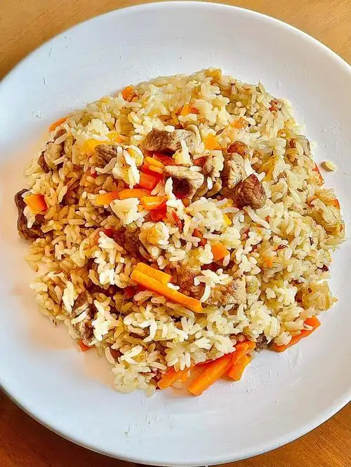 山姆超值滩羊肉做的手抓饭香迷糊了75