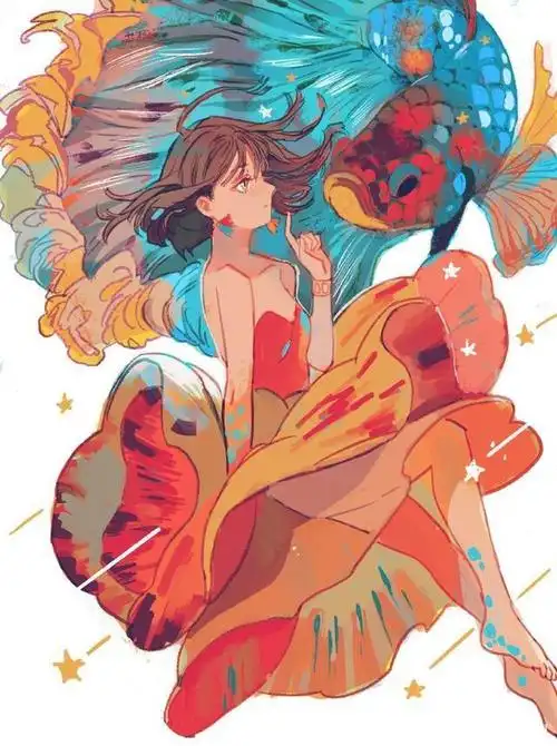 1018-渊 日本画师 极具童话色彩的治愈系插画 上篇