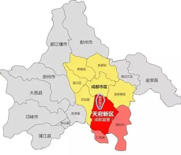 成都行政区划调整畅想:撤市设区,向东向北扩容,最终升为直辖市