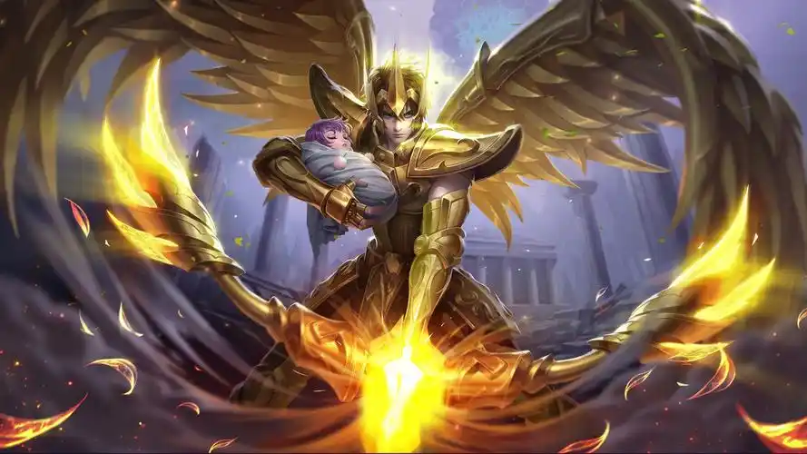 后羿-黄金射手座 动效壁纸(pc mobile)