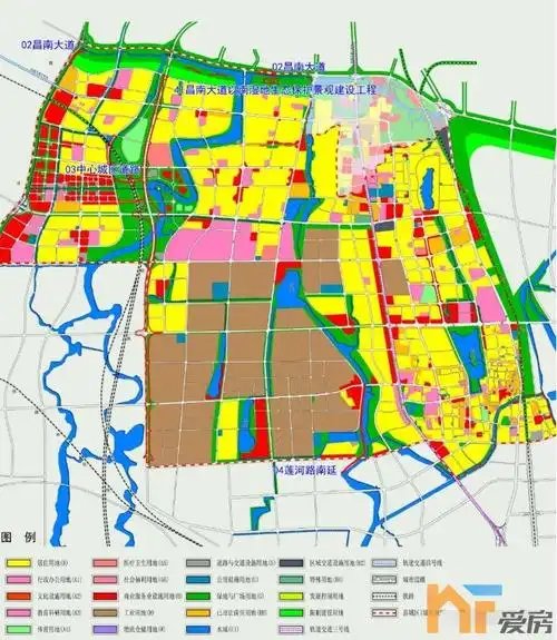 商业区集中在滨江板块南昌县城市总体规划进行局部调整啦
