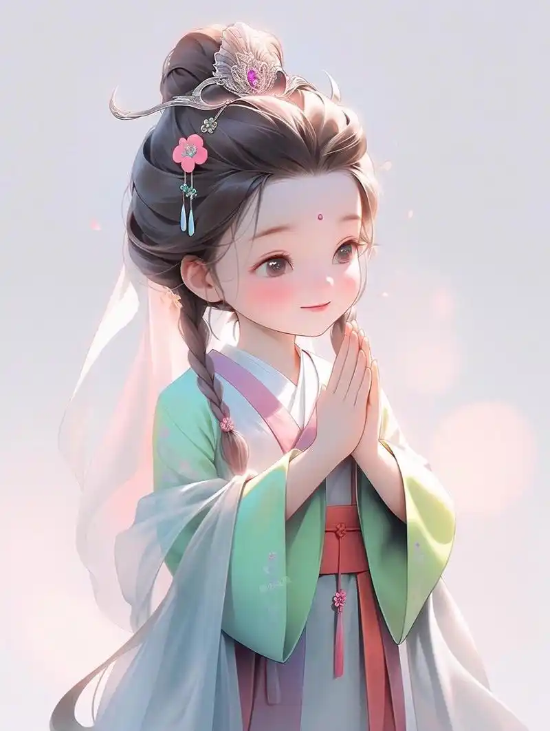 古风头像||虔诚·佛系小女孩78