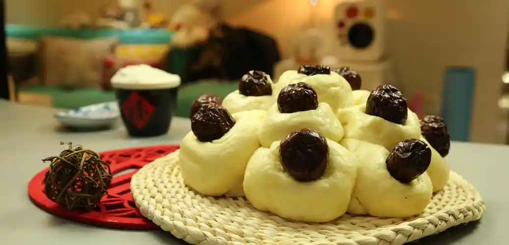 大枣花馍馍的做法