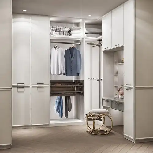 衣柜定金欧派全屋定制整体卧室走入衣帽间家装法式定制走入式衣柜
