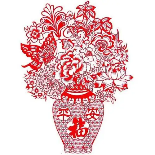 岁岁平安,四季平安,富贵平安,聊聊剪纸文化中瓶子的吉祥寓意