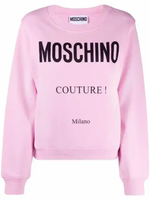 moschino couture logo印花卫衣