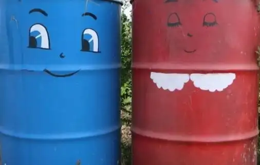 花样油桶——东昌府区实验幼儿园大一班开展户外花样油桶活动