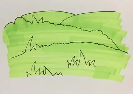 草原怎么画简笔画简单又好看