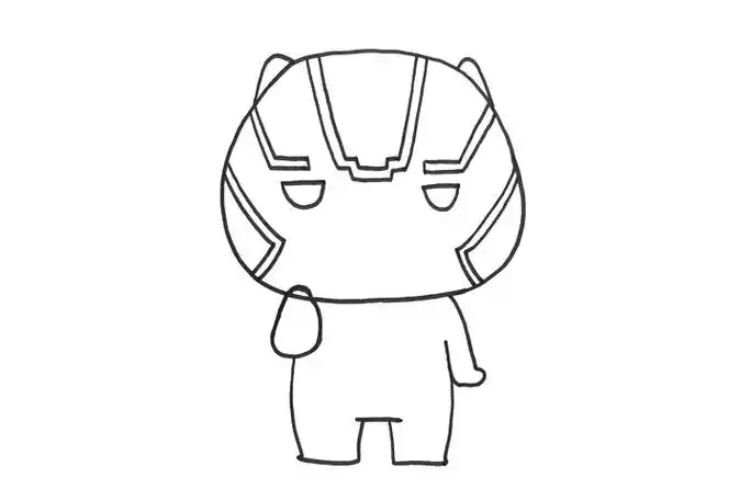 黑豹简笔画,黑豹图片