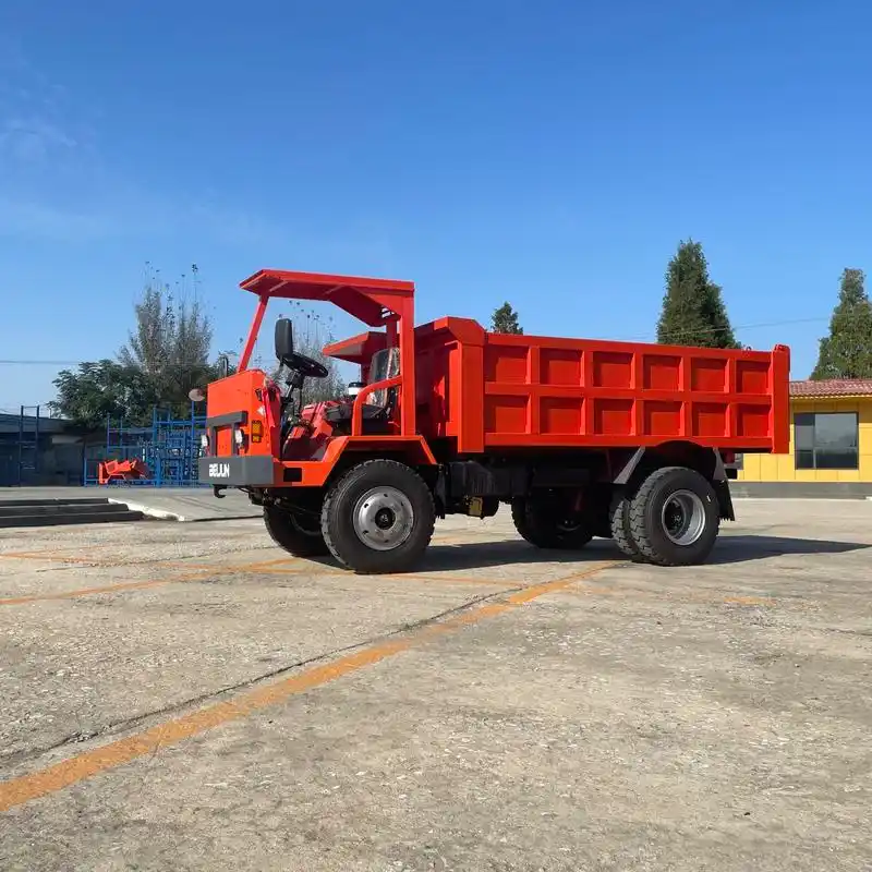 矿用出渣自卸车四驱的能爬多少度坡