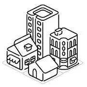 简笔画风合并大楼游戏安卓版