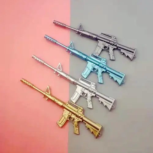 厂家直销m4雷神枪中性笔武器笔文具超市用笔枪笔兵器水笔黑色笔芯