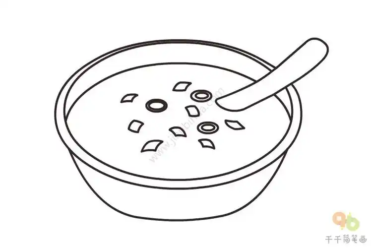 鸡蛋蛋花汤简笔画画法鸡蛋汤简笔画图片,鸡蛋蛋花汤简笔画怎么画,鸡蛋