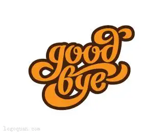 goodbye字体设计