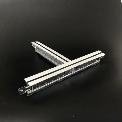 专业生产t型龙骨天花板吊顶商场工厂装修烤漆龙骨不易变形生锈