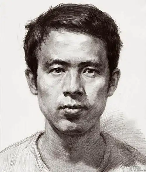 男性素描人物头像合集
