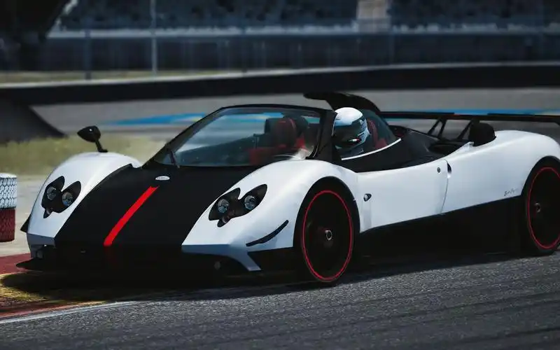 c菜鸡刷圈--blackwood】pagani zonda cinque roadster--1.16.103