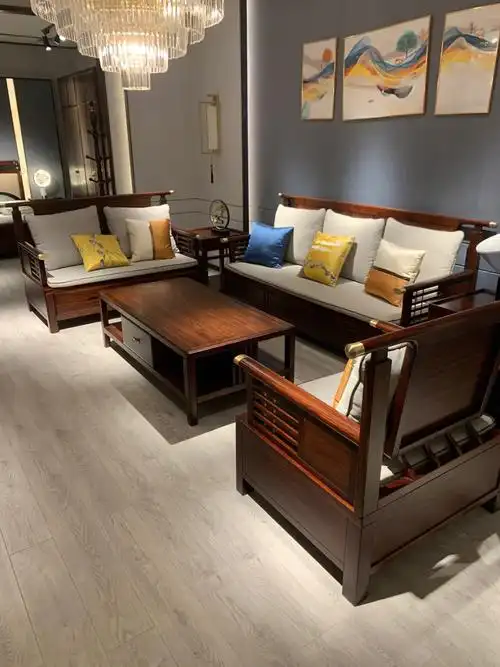 如果选乌金木家具