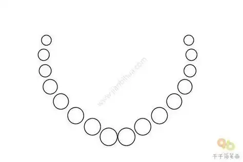 项链简笔画简单又漂亮项链简笔画简单又漂亮贝壳