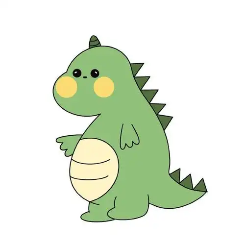 可爱的小恐龙头像,很可