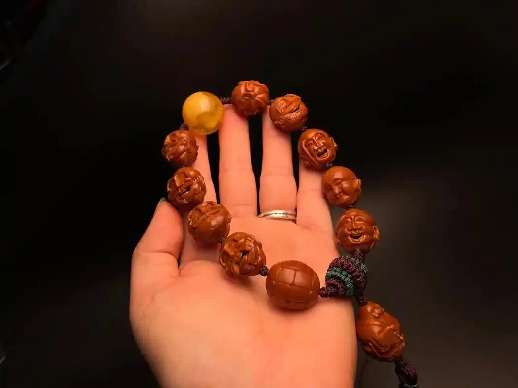 【殷派双面十八罗汉】#图文伙伴计划 殷派双面十八罗汉手串,现 - 抖音