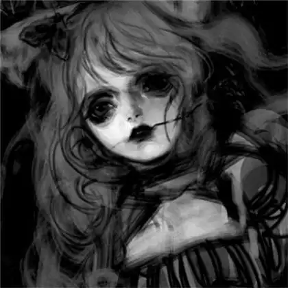 重口味恐怖动漫头像女暗黑系有点吓人的图片