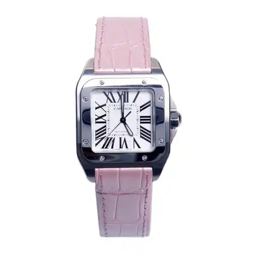 cartier(卡地亚)santos100系列女士机械腕表
