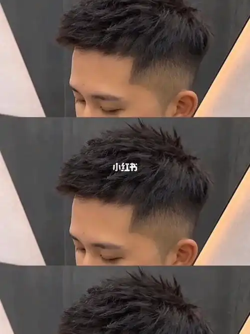 盖碎发型清爽飞机头前任看了求复的发型