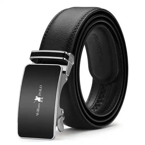 williampolo英皇保罗男士皮带真皮腰带自动扣腰带