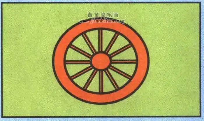 卡通车轱辘简笔画_车轱辘简笔画_卡通车轱辘