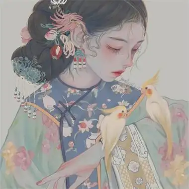 仙气唯美的稀有古风动漫女头